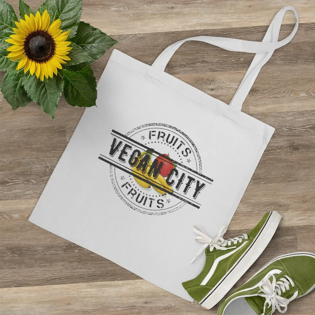 Vegan City Fruits Tote Bag