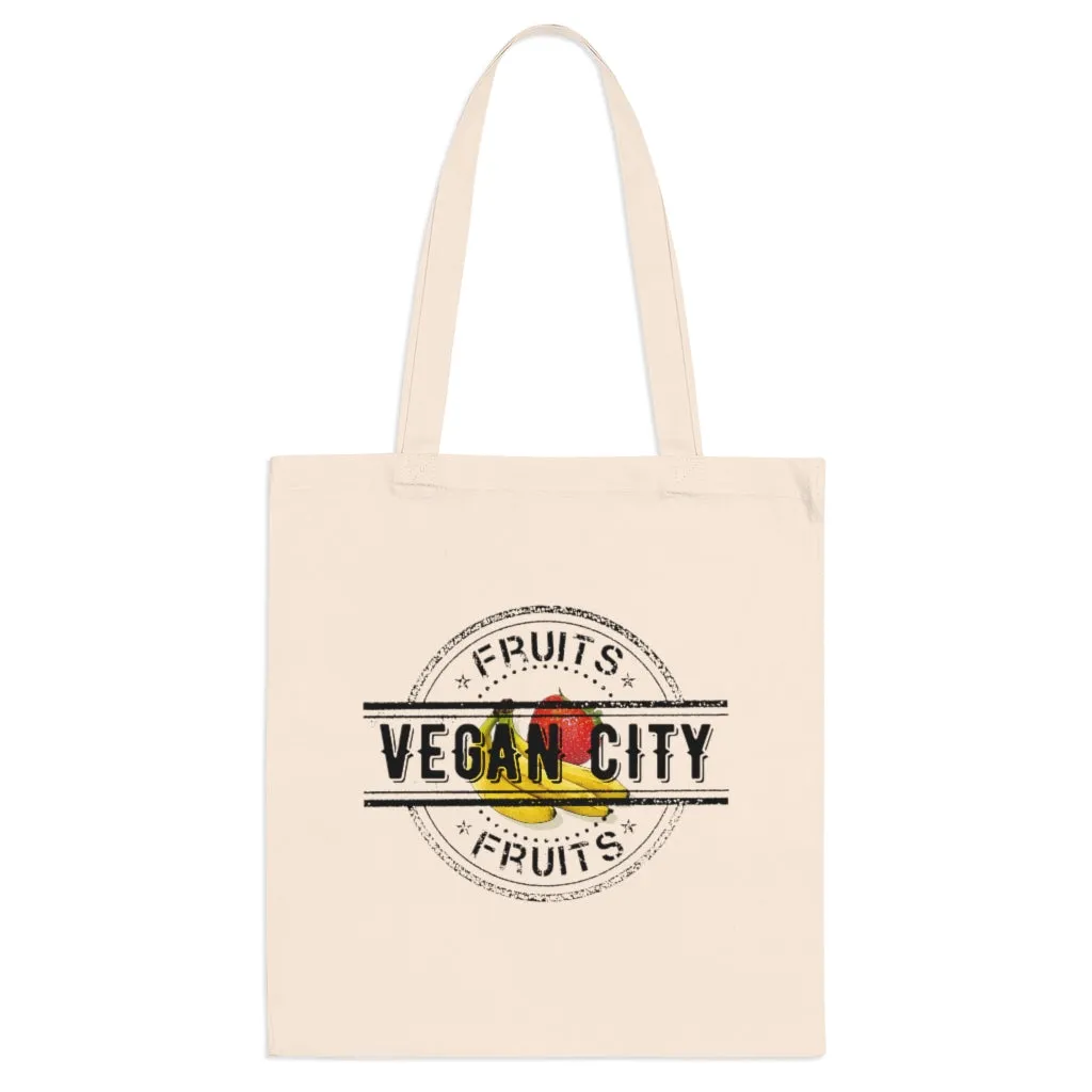Vegan City Fruits Tote Bag