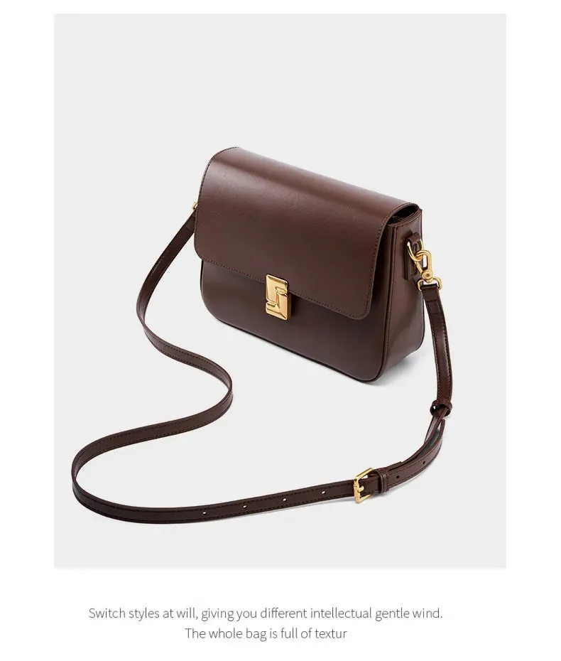 Veloria™ Genuine Leather Satchel