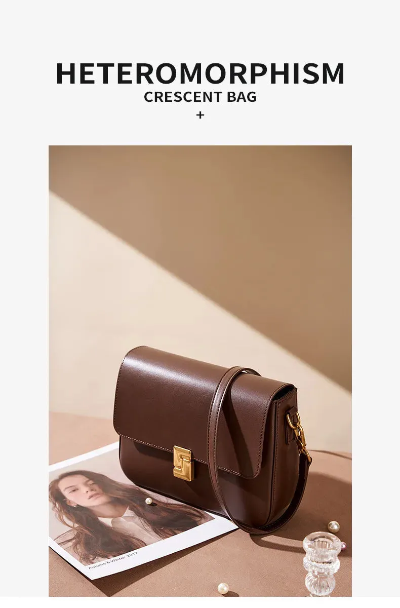Veloria™ Genuine Leather Satchel