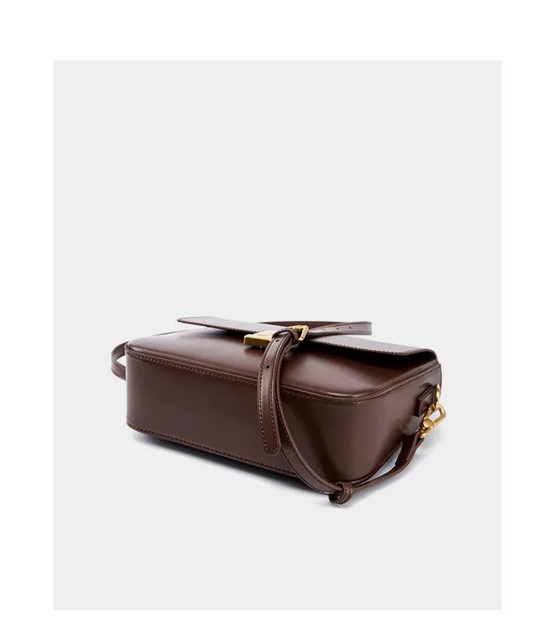 Veloria™ Genuine Leather Satchel