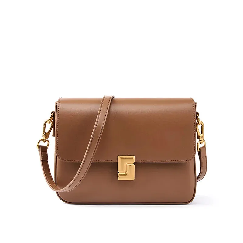 Veloria™ Genuine Leather Satchel