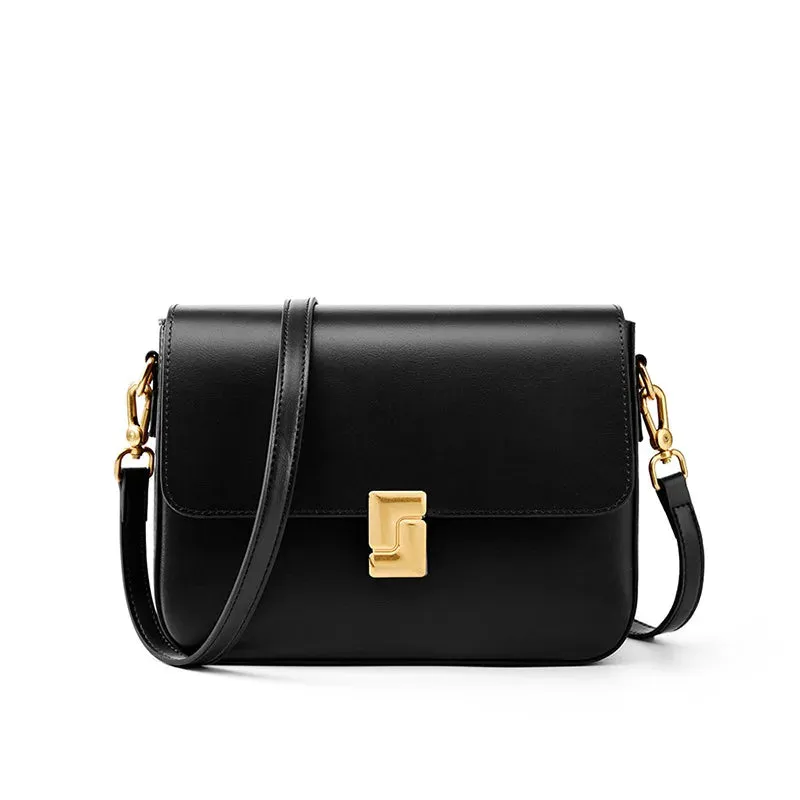 Veloria™ Genuine Leather Satchel