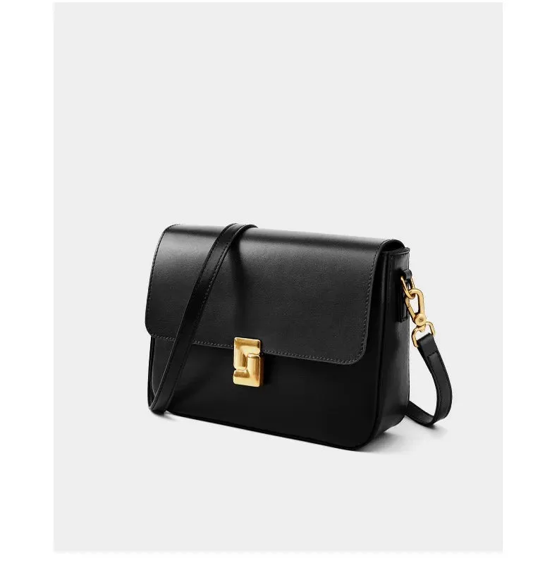 Veloria™ Genuine Leather Satchel