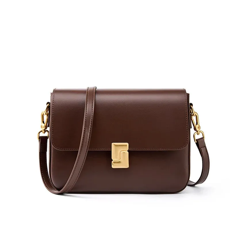 Veloria™ Genuine Leather Satchel