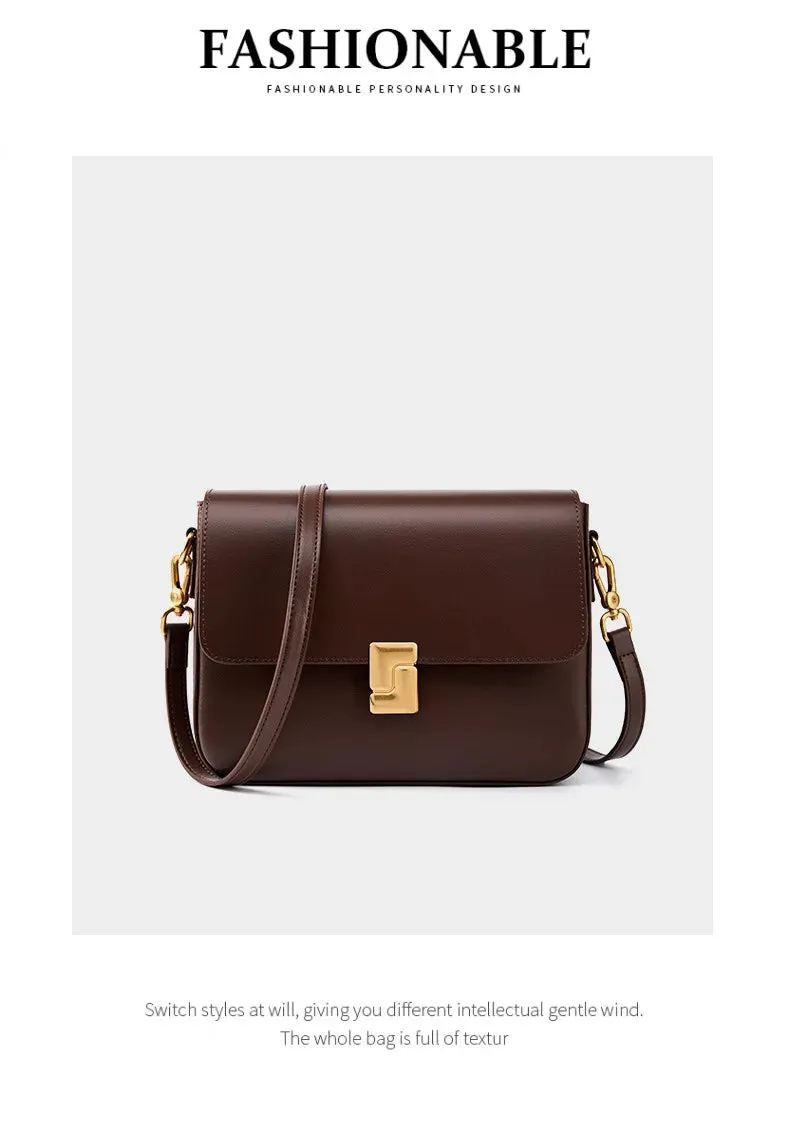 Veloria™ Genuine Leather Satchel
