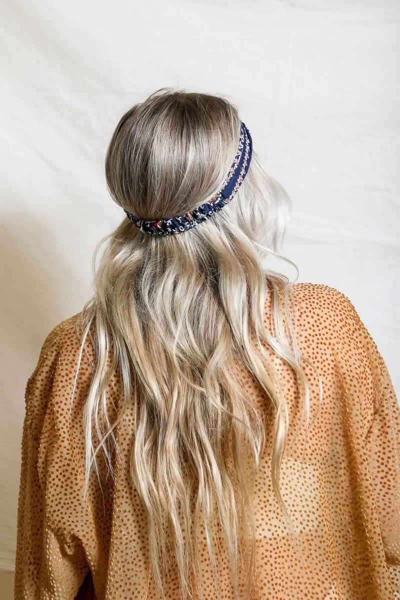 Vine Print Twist Headband