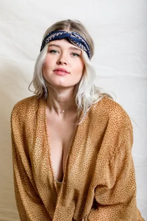 Vine Print Twist Headband