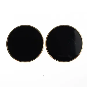 Vintage Monet Black Palette Style Earrings