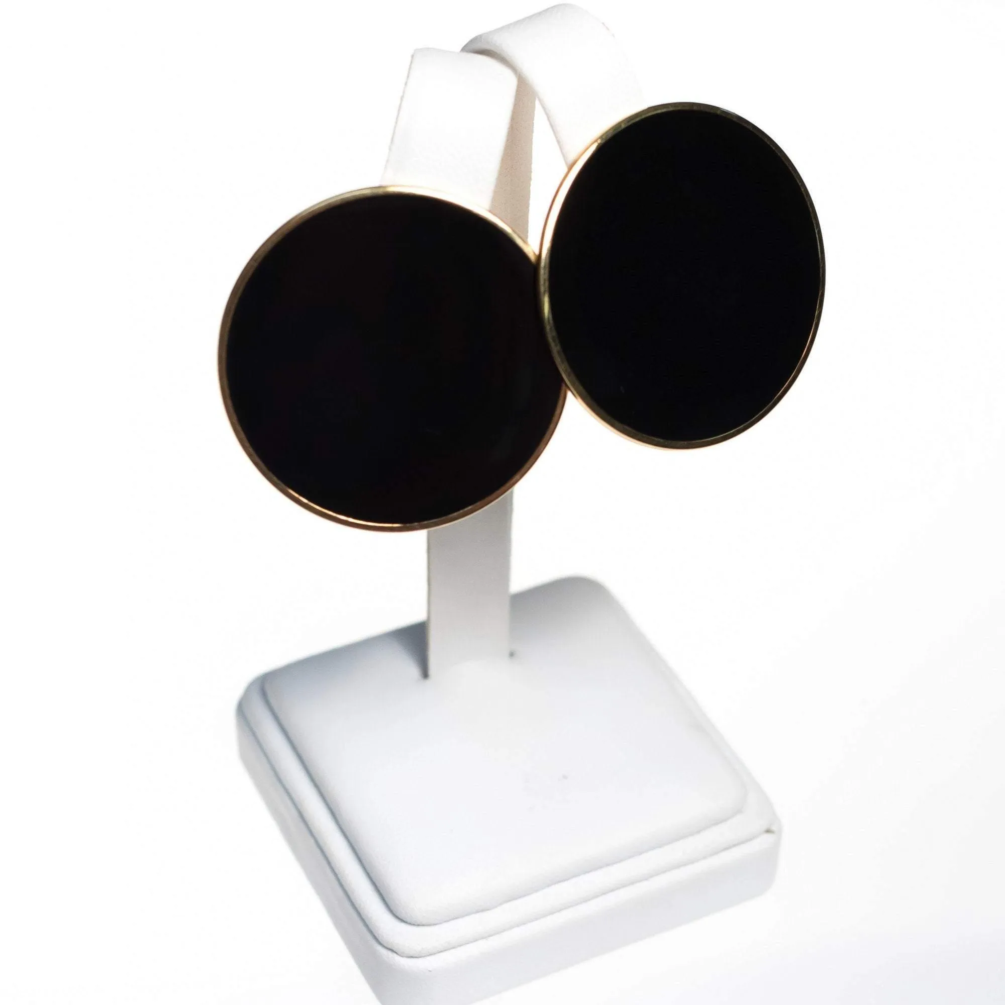 Vintage Monet Black Palette Style Earrings