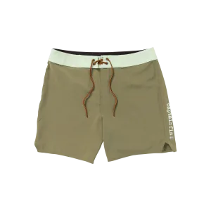 Voyager Solid Boardshort - Dark Olive