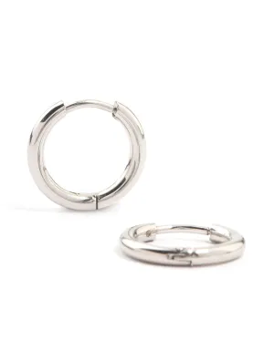 Waterproof Stainless Steel Core Clicker Earrings 14 MM