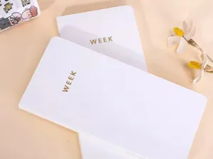 Weekly Planner Grid Notebook