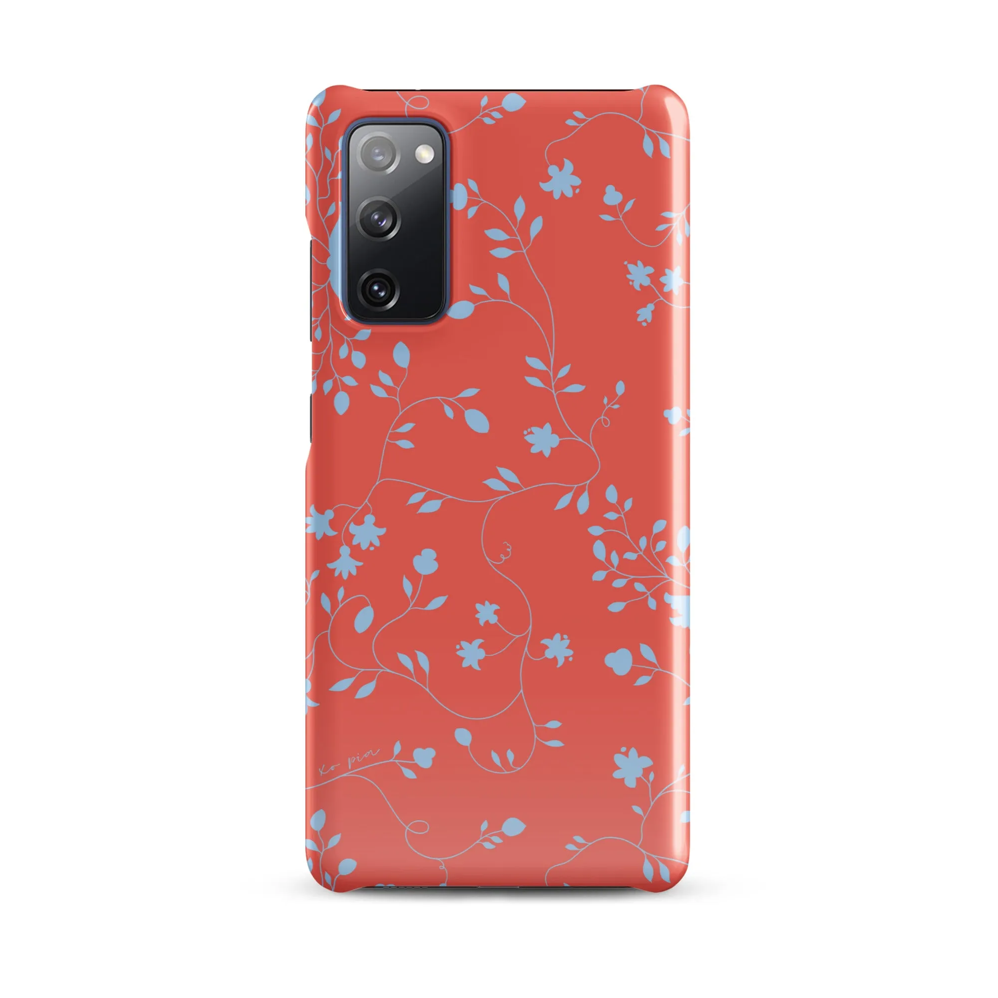 wild clematis snap case for Samsung® in poppy