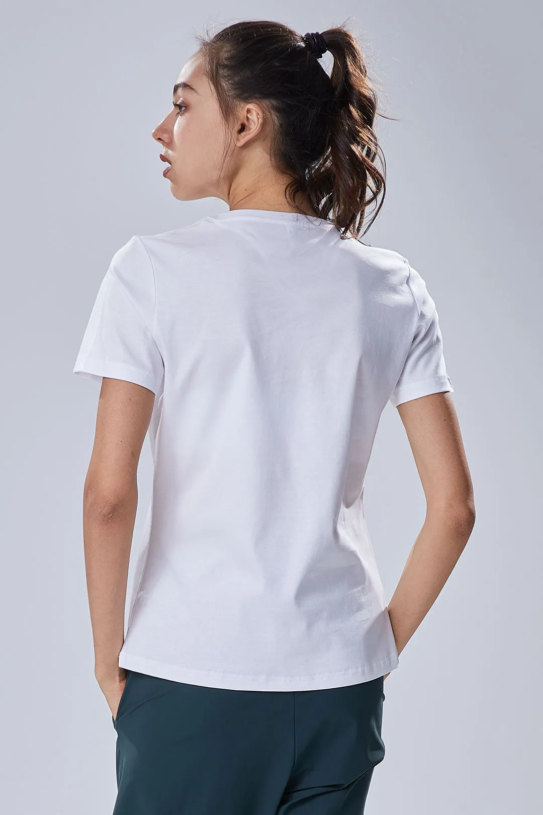 Women's Cool Cotton V-Neck Short Sleeve T-Shirt