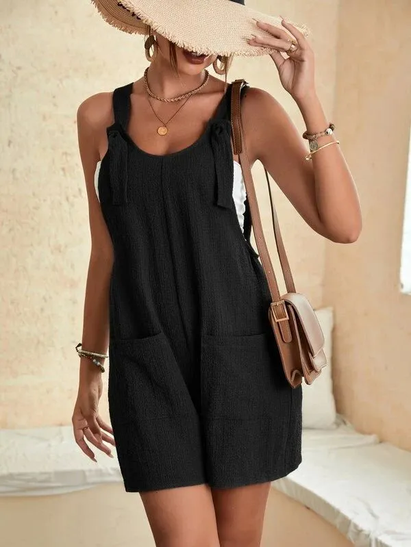 Women's Jumpsuit Casual - Black, Green, White, Brown (Many Color Options)