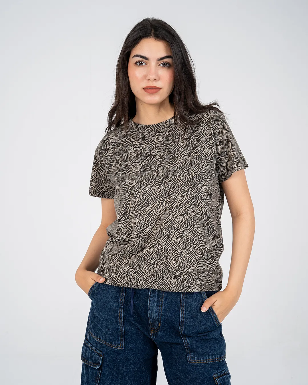 Womens Printed T-shirt Short Sleeve
