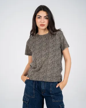 Womens Printed T-shirt Short Sleeve