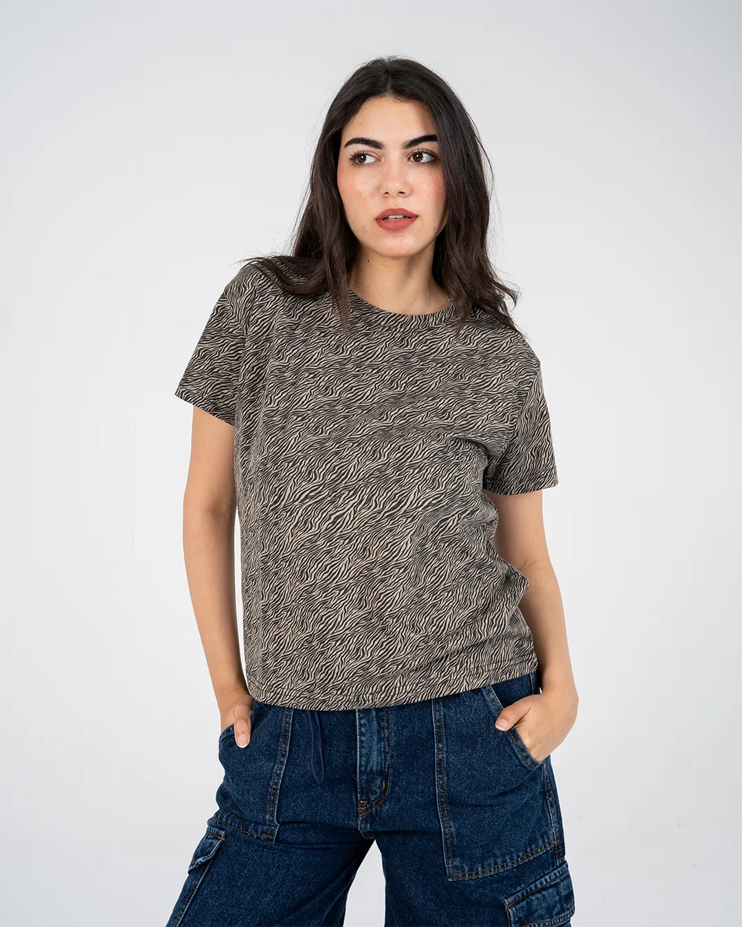 Womens Printed T-shirt Short Sleeve