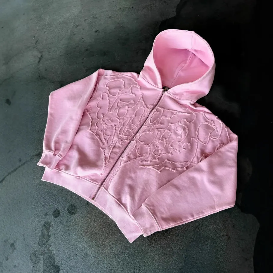 Women's Street Style Cardigan Zip Hoodie.