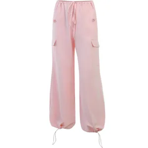Women's Wide Leg Cargo Pants with Pockets