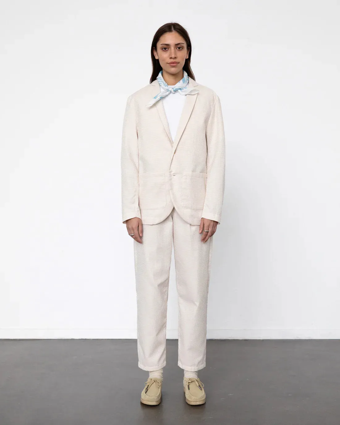 Workwear Blazer Waffle Sand