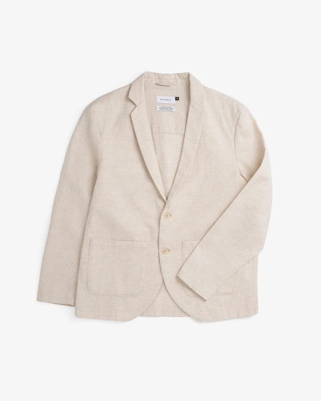 Workwear Blazer Waffle Sand