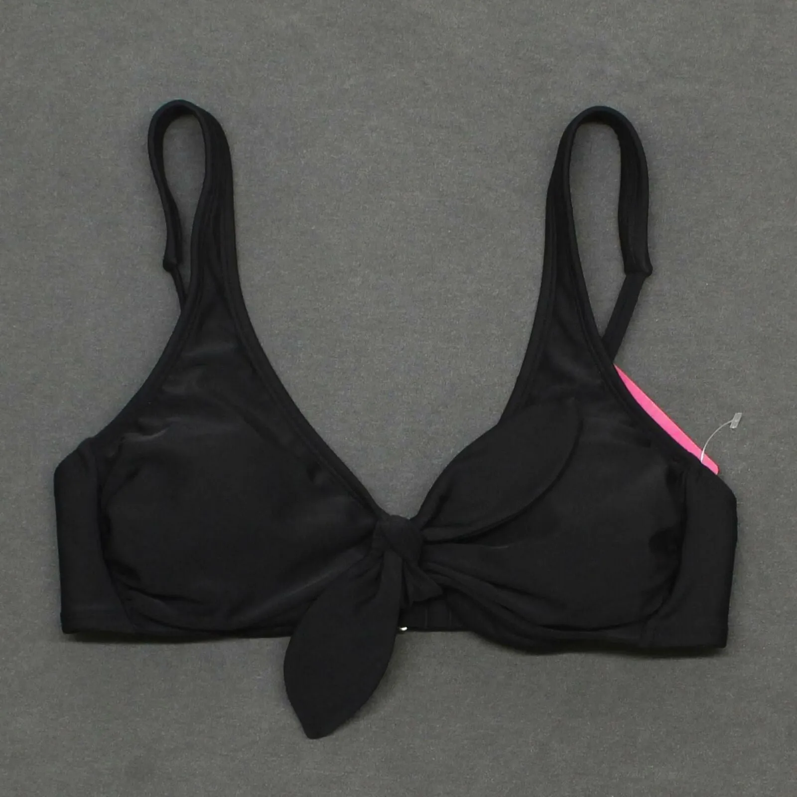 Xhilaration Women's Tie-Front Bralette Bikini Top