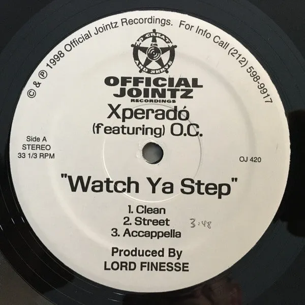 Xperadó – Watch Ya Step / Animosity Vinyl LP Record *USED 1998 RELEASE*