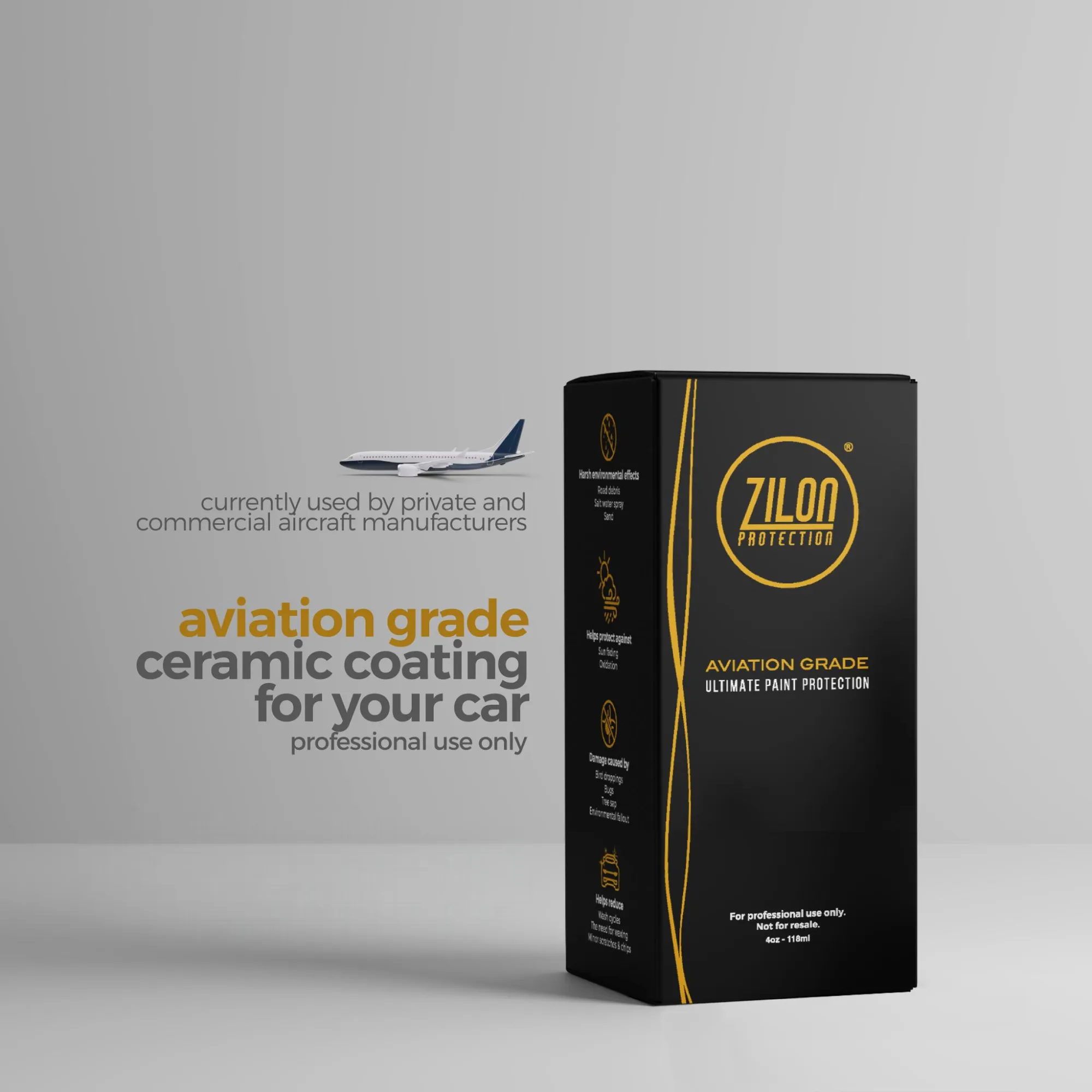 Zilon Black Aviation Grade Paint Protection